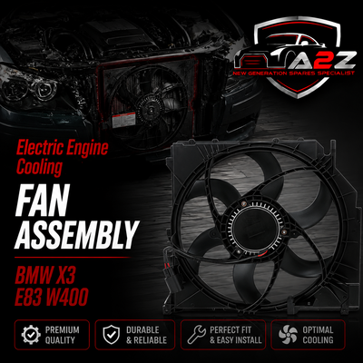 Electric Engine Cooling Fan Assembly 17113452509 Compatible With BMW X3 E83 W400