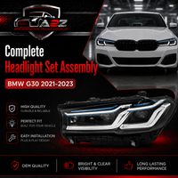 Complete Headlight Assembly Set Left 63119479275 Right 63119479276 Compatible With BMW G30 2021-2023