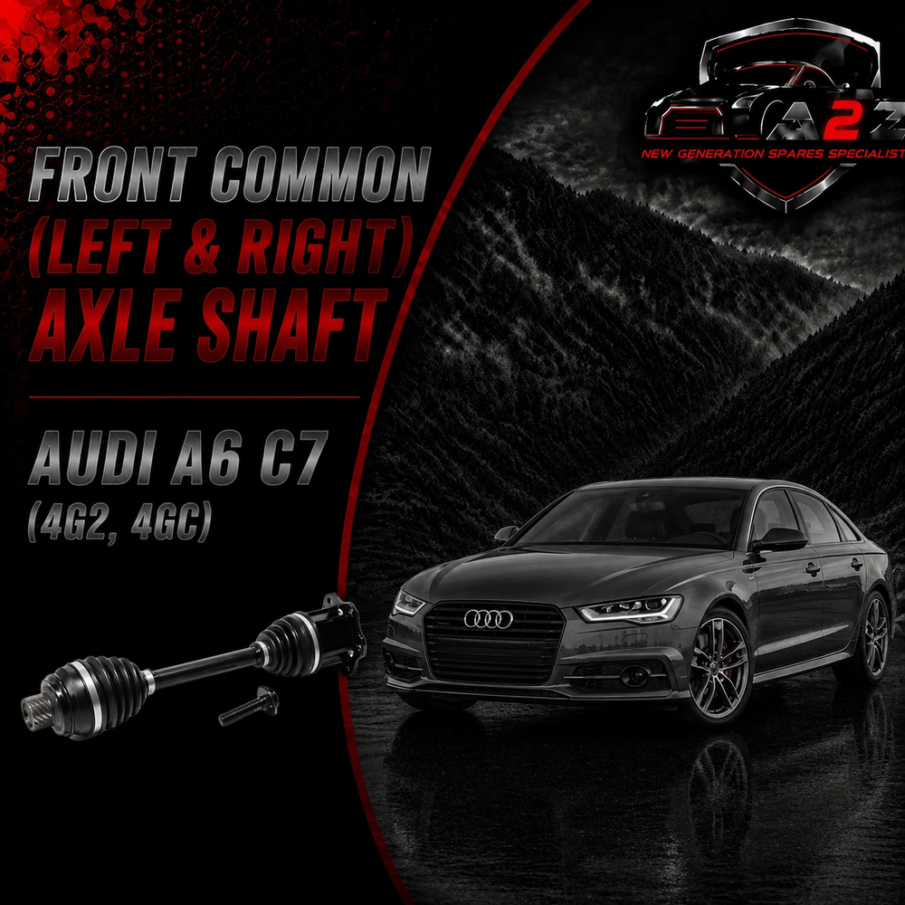 Front Common (Left & Right )Axle Shaft 4G0407271D Compatible With AUDI A6 C7 (4G2, 4GC) | A6 / S6 & A7 A8 Q5 (Pack Of 1)
