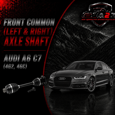 Front Common (Left & Right )Axle Shaft 4G0407271D Compatible With AUDI A6 C7 (4G2, 4GC) | A6 / S6 & A7 A8 Q5 (Pack Of 1)