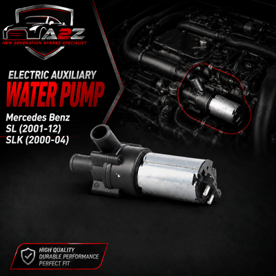Electric Auxiliary Water Pump 0392020026 A0008358064 A0018351364 Compatible With Mercedes Benz SL (2001-12) SLK (2000-04)