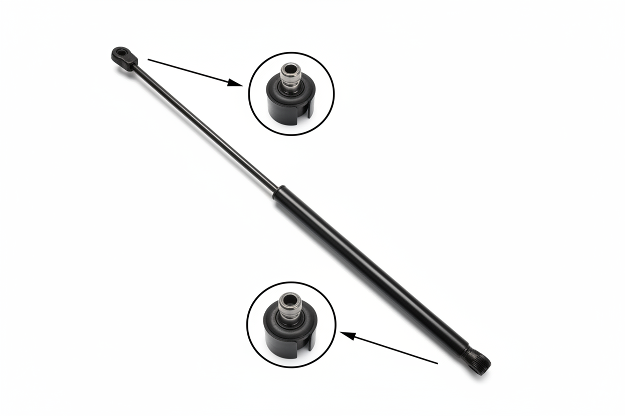 Front Bonnet Hood Strut Set 51237294524 Compatible With BMW X5 (F15, F85)
