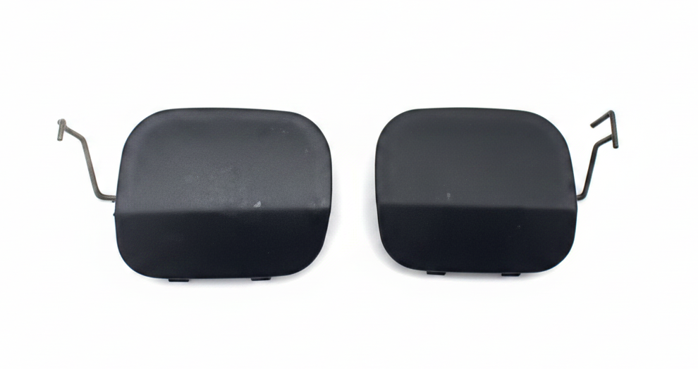 Front Bumper Tow Towing Cap Cover Hook Left 9Y0807155G2X Right 9Y0807156G2X Compatible with PORSCHE CAYENNE 2020