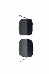 Front Bumper Tow Towing Cap Cover Hook Left 9Y0807155G2X Right 9Y0807156G2X Compatible with PORSCHE CAYENNE 2020