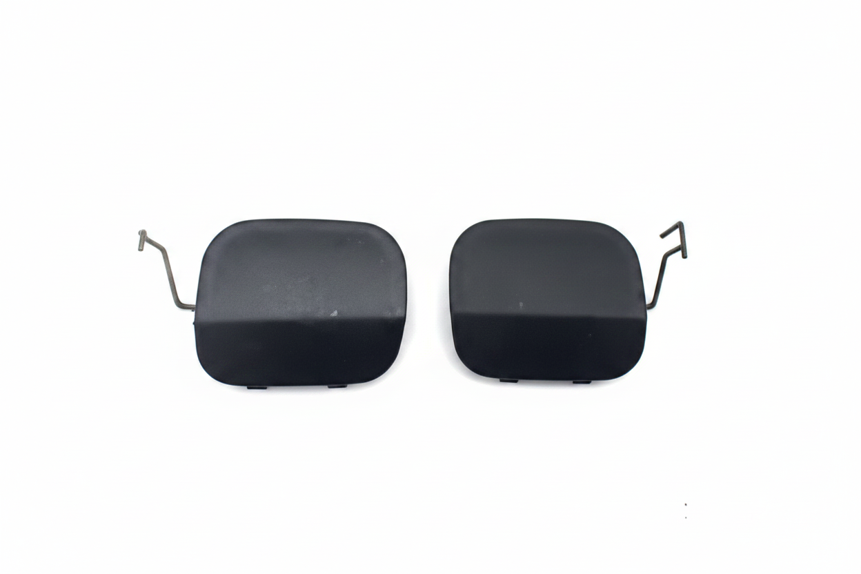 Front Bumper Tow Towing Cap Cover Hook Left 9Y0807155G2X Right 9Y0807156G2X Compatible with PORSCHE CAYENNE 2020