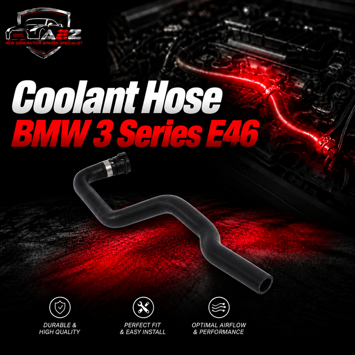 Coolant Hose 64218376999 Compatible With BMW 3 Series E46