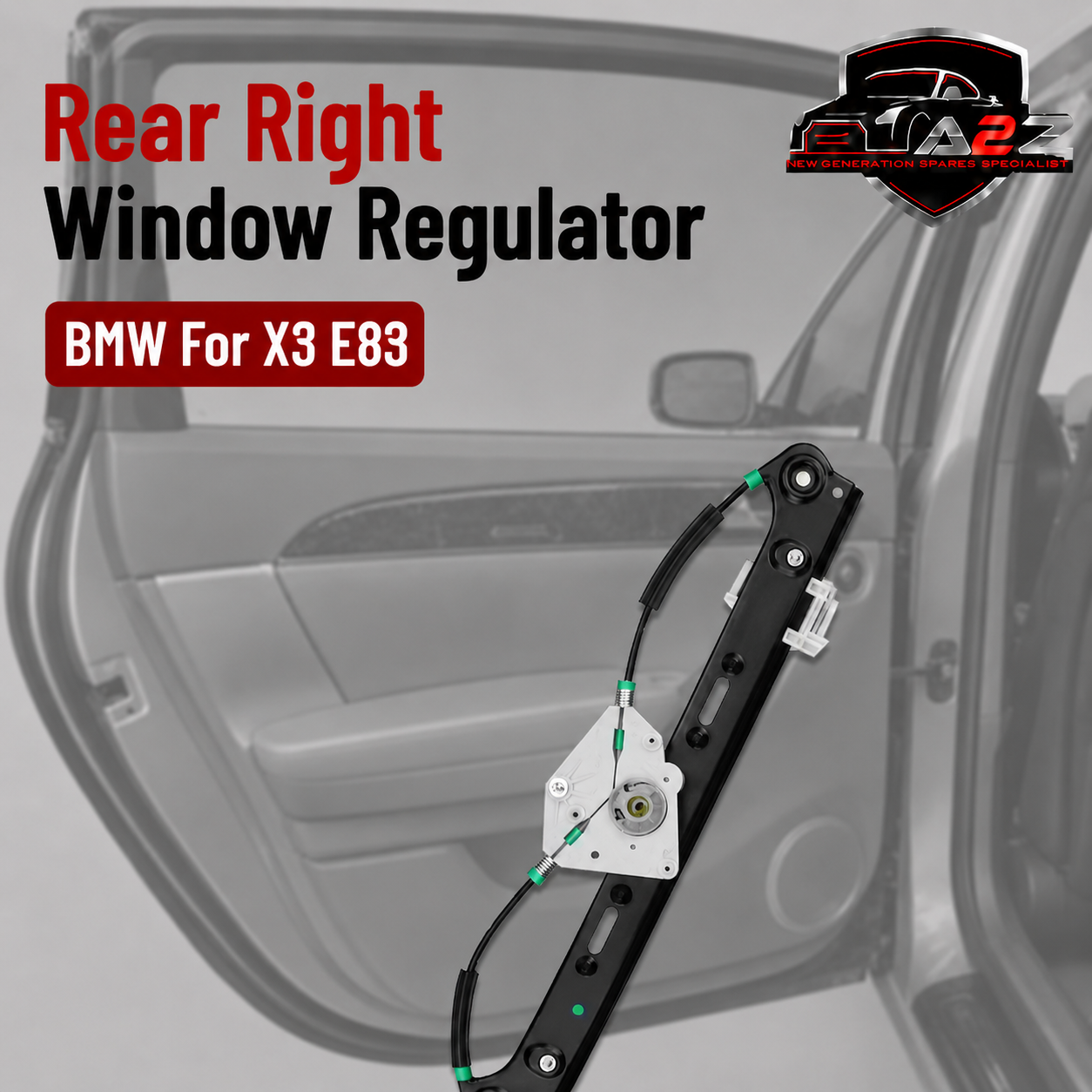 Rear Right Window Regulator 51353448252 Compatible With BMW For X3 E83