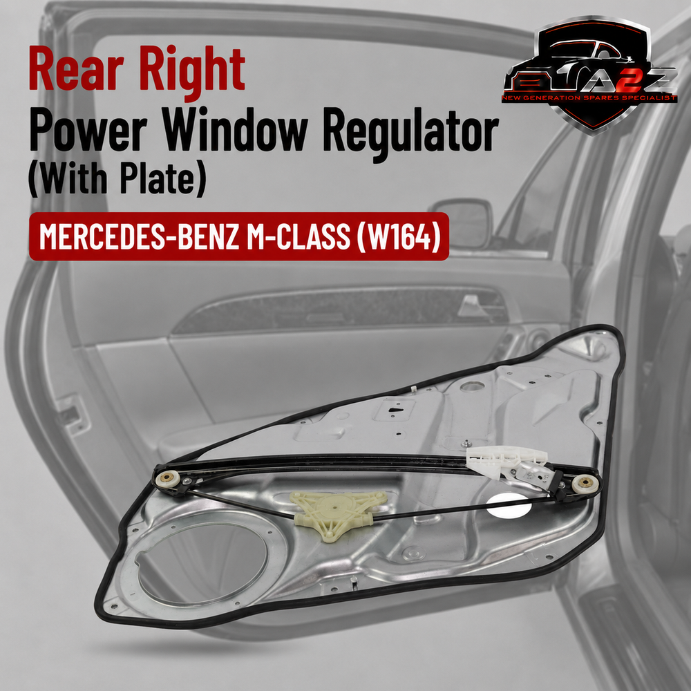Rear Right Power Window Regulator (With Plate) 1647303279 Compatible with  MERCEDES-BENZ M-CLASS (W164)