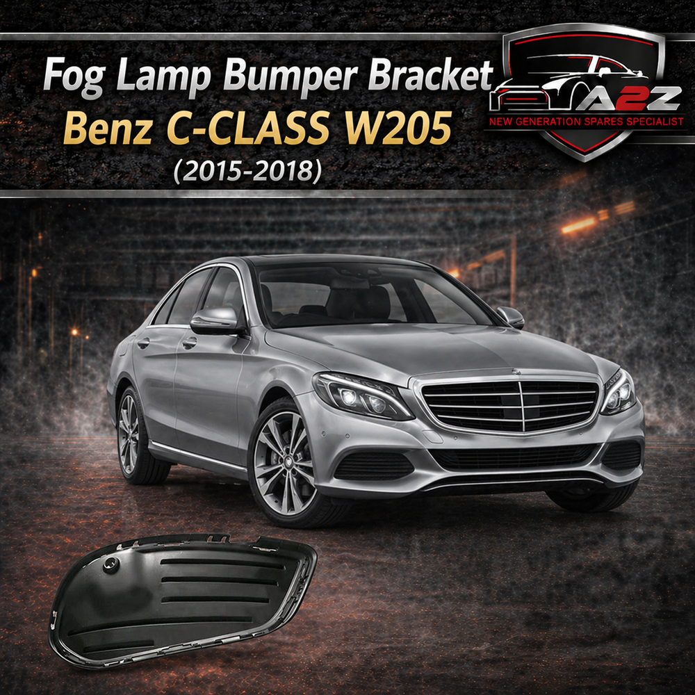 Fog Lamp Bracket Left 2058854023 & Right 2058854123 Compatible With Mercedes-Benz C-CLASS W205 (2015-2018) Tag No.790