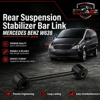 Rear Suspension Stabilizer Bar Link Left/Right 6393260216 6393260616 Compatible With Mercedes Benz W639