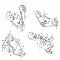 Multi Rib Belt 6PK906 038903137G Compatible With SKODA OCTAVIA I (1U2) OCTAVIA I Combi (1U5) (CONTINENTAL)