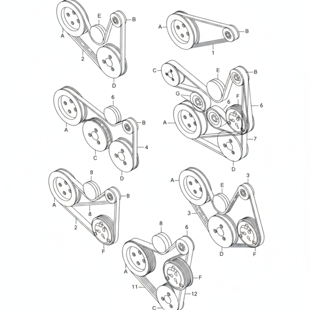 Multi Rib Belt 6PK996 045903137D Compatible With SKODA FABIA II (542) (CONTINENTAL)
