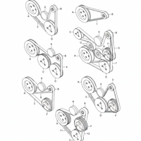 Multi Rib Belt 6PK996 045903137D Compatible With SKODA FABIA II (542) (CONTINENTAL)