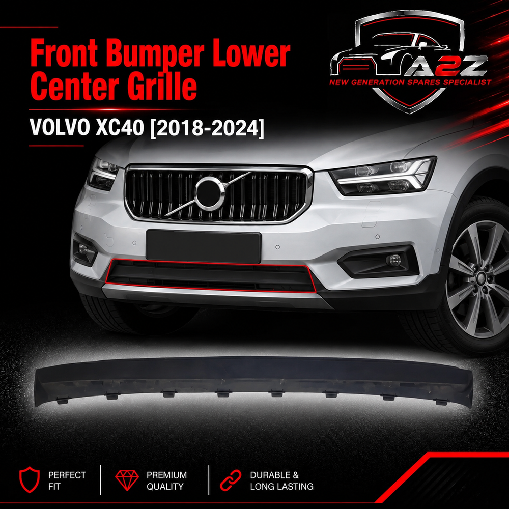 Front Bumper Lower Center Grille 31449341 Compatible With VOLVO XC40 [2018-2024]