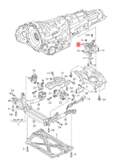 Transmission Gearbox Mount 4M0399153L 4G0399115E Compatible With AUDI A6 C7 (4G2, 4GC) | A6 / S6 & A7 Sportback (4GA, 4GF) | A7 / S7 & A8 D4 (4H2, 4H8, 4HC, 4HL) | A8 / S8 | A8L & Q7 (4MB, 4MG, 4MQ)