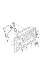 Front Left Power Window Regulator 4G0837461 Compatible with AUDI A6 C7 (4G2, 4GC) | A6 / S6