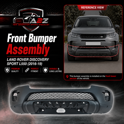 Front Bumper Assembly LR077231 LR077229 Compatible With LAND ROVER DISCOVERY SPORT L550 (2016-19)