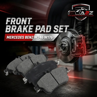 Front Brake Pad Set 0084200420 Compatible With Mercedes Benz W246 W176