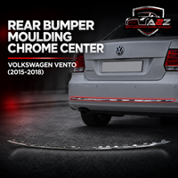 Rear Bumper Moulding Chrome Center 6RF853835A Compatible With VOLKSWAGEN VENTO (2015-2018)