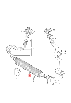 Engine Cooling Radiator 8W0145805 8W0145805AD 8W0145805N 8W0145805Q Compatible with AUDI A4 B9 (8W2, 8WC) | A4 / S4 & A6 C8 (4A2)