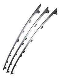 Front Bumper Chrome (SILVER) 9Y0807179041M7U 9Y0807179A041M7U 9Y0807179B041M7U Compatible With PORSCHE CAYENNE 2019-2022 (Set Of 3)