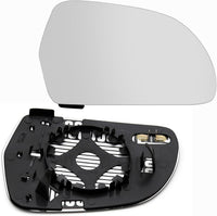 Side Rearview Wing Side Mirror Glass Left 8U0857535 & Right 8U0857536 Compatible With AUDI A3 & A4 B8 (8K2) | A4 / S4 & A6 C6 (4F2) | A6 / S6 & A8 D3 (4E2, 4E8) | A8 / S8 | A8L & Q3 (8UB, 8UG)