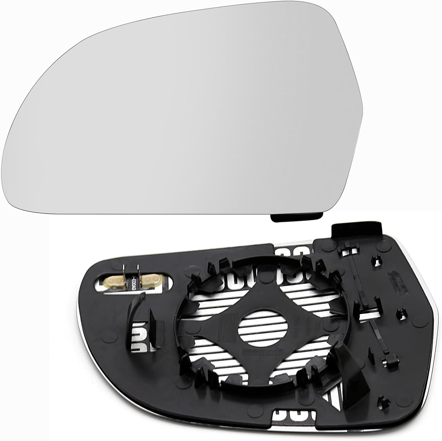 Side Rearview Wing Side Mirror Glass Left 8U0857535 & Right 8U0857536 Compatible With AUDI A3 & A4 B8 (8K2) | A4 / S4 & A6 C6 (4F2) | A6 / S6 & A8 D3 (4E2, 4E8) | A8 / S8 | A8L & Q3 (8UB, 8UG)