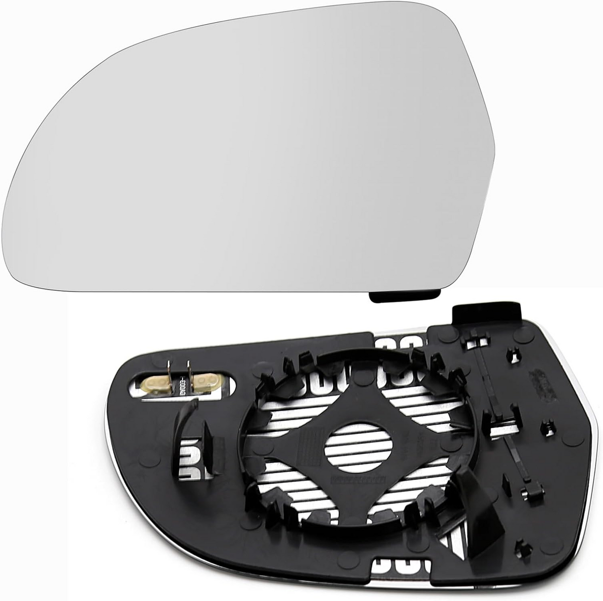 Side Rearview Wing Side Mirror Glass Left 8U0857535 & Right 8U0857536 Compatible With AUDI A3 & A4 B8 (8K2) | A4 / S4 & A6 C6 (4F2) | A6 / S6 & A8 D3 (4E2, 4E8) | A8 / S8 | A8L & Q3 (8UB, 8UG)