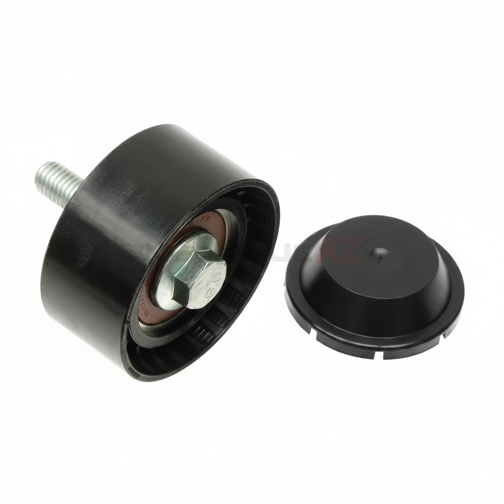 Belt Idler Pulley 022145276A 95510227600 Compatible with AUDI Q7 (4LB) & PORSCHE CAYENNE (9PA) & VW PHAETON (3D1, 3D2, 3D3, 3D4, 3D6, 3D7, 3D8, 3D9) Tag no :9