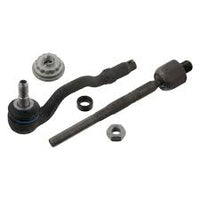 Front Steering Tie Rod End Head Assembly (Rack End & Tie Rod End) Right & Left Set 32106793496 Compatible With  BMW X5 (E53) & X5 (E70) & X6 (E71, E72)
