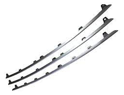 Front Bumper Chrome (SILVER) 9Y0807179041M7U 9Y0807179A041M7U 9Y0807179B041M7U Compatible With PORSCHE CAYENNE 2019-2022 (Set Of 3)