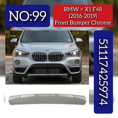 Front Bumper Chrome 51117425974 Compatible With BMW X1 (F48) (2016-2019) Tag No.99