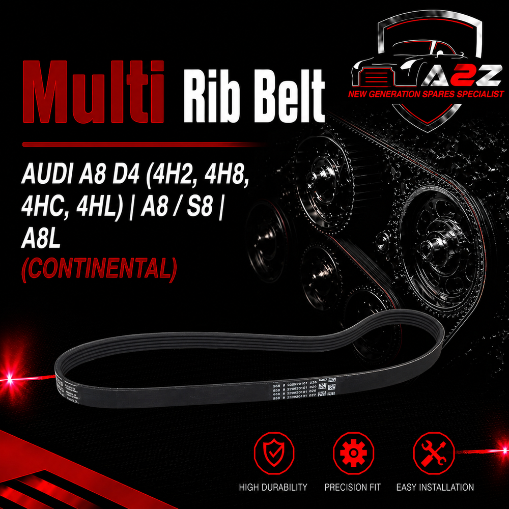 Multi RIB Belt 5PK1120 079903137AA Compatible With AUDI A8 D4 (4H2, 4H8, 4HC, 4HL) | A8 / S8 | A8L  (CONTINENTAL)