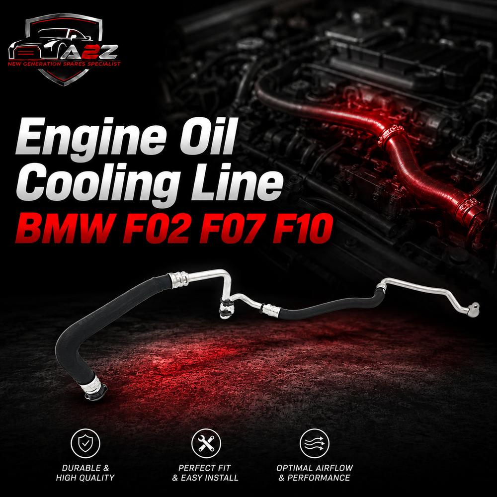 Engine Oil Cooling Line 17227589510 Compatible With BMW F02 F07 F10