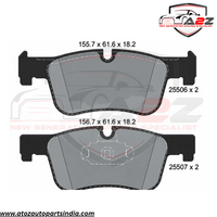 Front Brake Pad 34114073936 2519901 P06075 Compatible With BMW 1  Series  F20 3 Series F30  & 3 Gran Turismo F34 & X3 F25