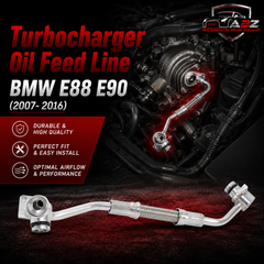 Turbocharger Oil Feed Line 11427562798 Compatible With BMW E88 E90
