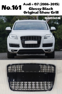 Glossy Black Original Show Grill Compatible With Audi = Q7 (2006-15) Tag No.161