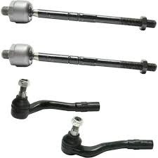 Front Steering Tie Rod End Head Assembly (Rack End  2303380015 & Tie Rod End Left 2033303903 & Right 2033304003) Compatible With MERCEDES-BENZ C-CLASS (W203) & SLK (R171)