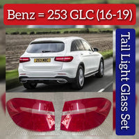 Tail Light Glass Compatible With MERCEDES BENZ GLC X253 2016-2019