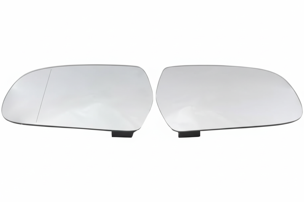 Side Rearview Wing Side Mirror Glass Left 8U0857535 & Right 8U0857536 Compatible With AUDI A3 & A4 B8 (8K2) | A4 / S4 & A6 C6 (4F2) | A6 / S6 & A8 D3 (4E2, 4E8) | A8 / S8 | A8L & Q3 (8UB, 8UG)