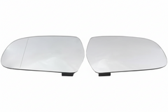 Side Rearview Wing Side Mirror Glass Left 8U0857535 & Right 8U0857536 Compatible With AUDI A3 & A4 B8 (8K2) | A4 / S4 & A6 C6 (4F2) | A6 / S6 & A8 D3 (4E2, 4E8) | A8 / S8 | A8L & Q3 (8UB, 8UG)