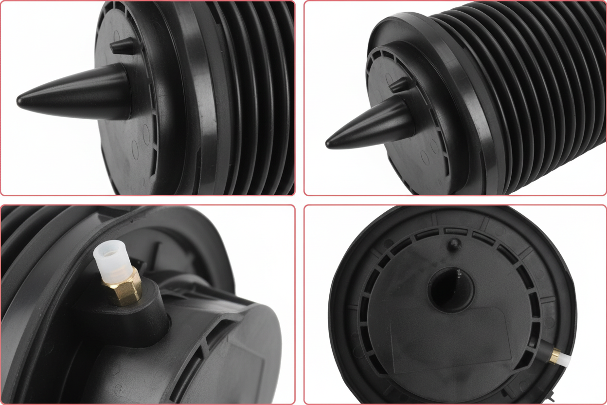 Rear Right Air Suspension Spring Bag 4M0616002AB 4M0616002P 4M0616002Q Compatible With AUDI Q7 4MB, 4MG, 4MQ