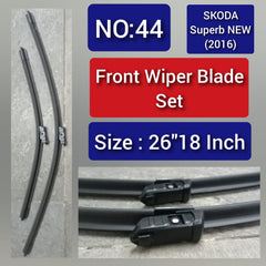 Front Wiper Blade Set (26'18 Inch) Compatible with SKODA SUPERB 2016 Tag-WBF-44