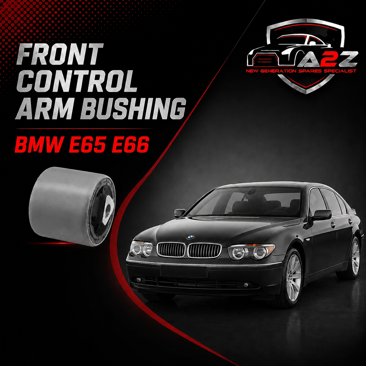 Front Control Arm Bushing 31120302754 31120304308 Compatible With BMW E65 E66