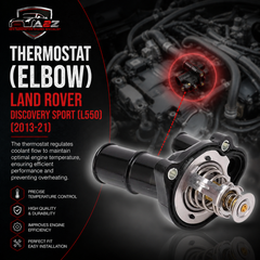 Thermostat (Elbow) LR027158 Compatible With LAND ROVER DISCOVERY SPORT (L550) RANGE ROVER EVOQUE (L538) RANGE ROVER EVOQUE Convertible (L538)