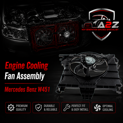 Engine Cooling Fan Assembly 0002009323 Compatible With mercedes Benz W451