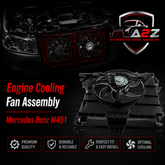 Engine Cooling Fan Assembly 0002009323 Compatible With mercedes Benz W451