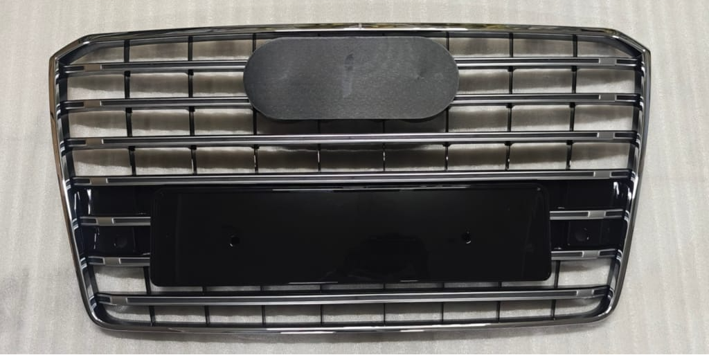 S8 Glossy Black Upgrade Show Grill Compatible With Audi = A8 (2015-18) Tag No.111