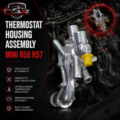 Thermostat Housing Assembly 11537534521AL Aluminium Compatible With MINI R56/R57  Tag-E-97