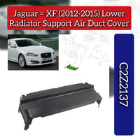 Lower Radiator Support Air Duct Cover C2Z2137 Compatible With Jaguar XF (2012-2015)